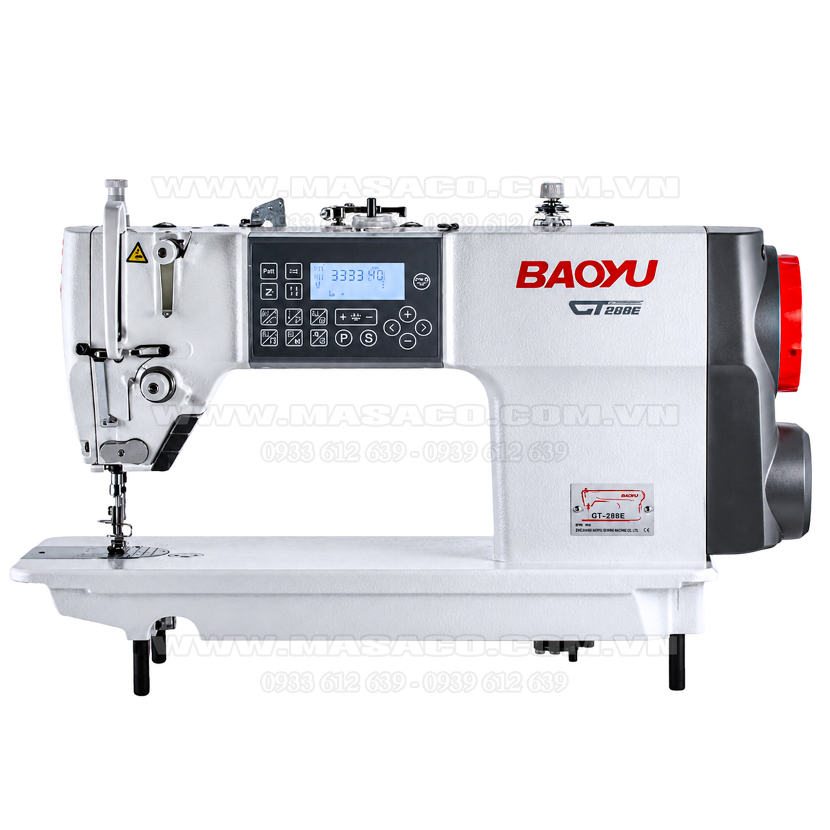 Máy May 1 Kim Công Nghiệp Baoyu GT3 Điện Tử 220V Có Cắt Chỉ Tự Động