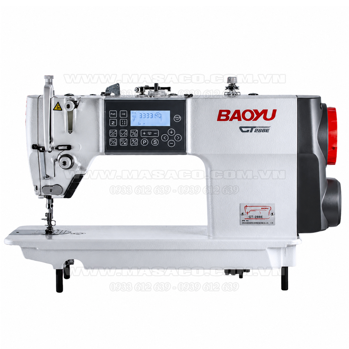 Máy May 1 Kim Công Nghiệp Baoyu GT3 Điện Tử 220V Có Cắt Chỉ Tự Động