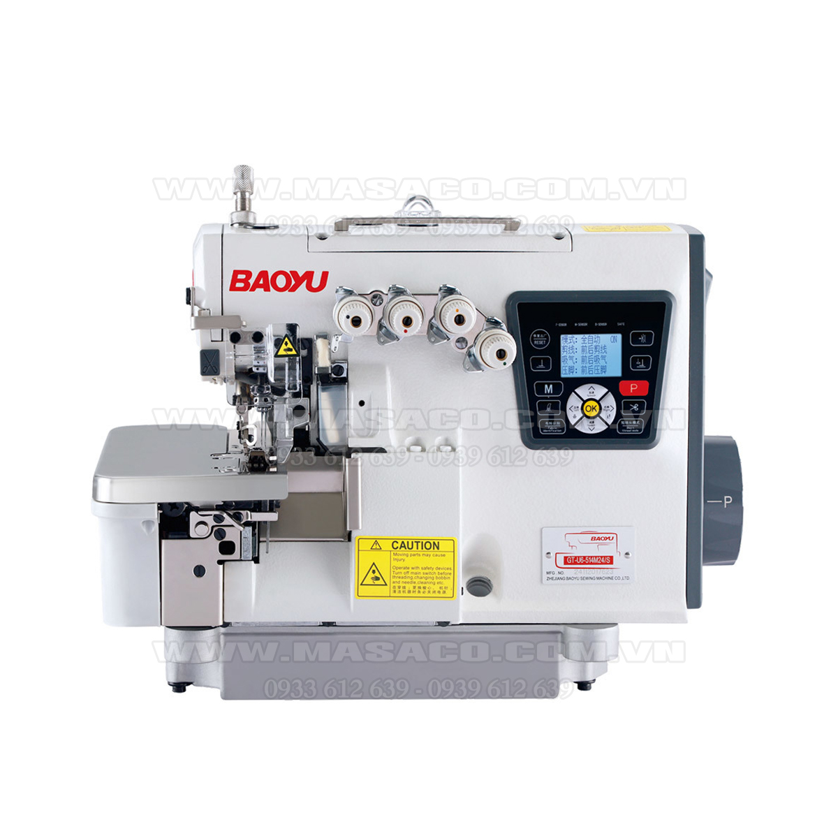 MÁY VẮT SỔ 4 CHỈ CÔNG NGHIỆP BAOYU GT-U5D-514M24/S