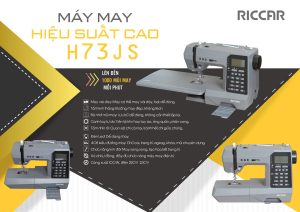 MÁY MAY GIA ĐÌNH ĐIỆN TỬ RICCAR H73JS